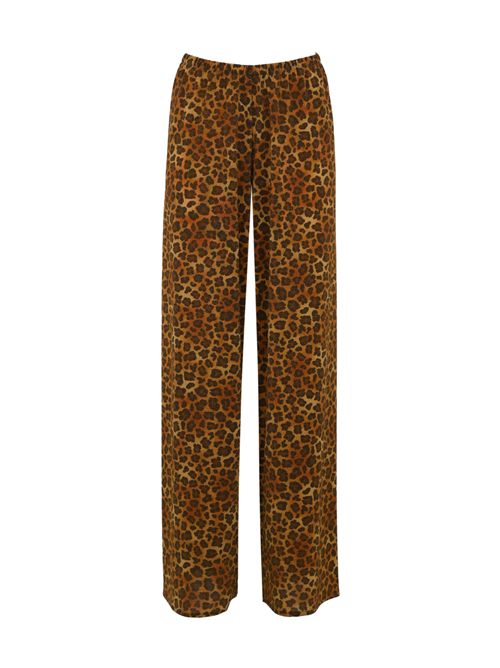 Pantalone Amalia in lurex leopardato Mc2 Saint Barth | AMALIA01433H LUREX CLASSIC LEO 11